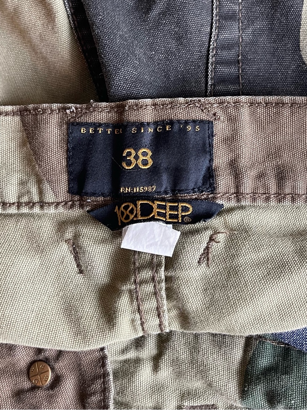 10. Deep Men’s Camouflage Carpenter Pants Size 38 - Picture 3 of 4